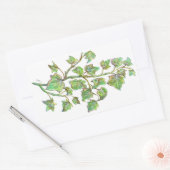 Sticker Rectangulaire Ivy anglais (Enveloppe)