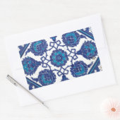 Sticker Rectangulaire Iznik Floral Ethnic Tribal Turkish Mosaic Pottery (Enveloppe)