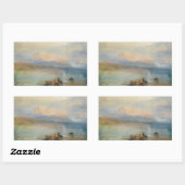 Sticker Rectangulaire J. M. W. Turner - The Red Rigi (Feuille)
