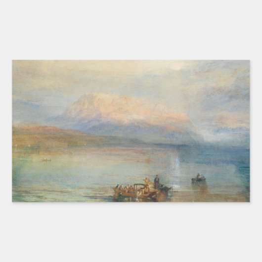 Sticker Rectangulaire J. M. W. Turner - The Red Rigi (Devant)
