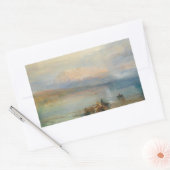 Sticker Rectangulaire J. M. W. Turner - The Red Rigi (Enveloppe)