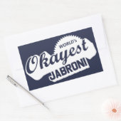 Sticker Rectangulaire Jabroni, le plus Okayest du monde (Enveloppe)