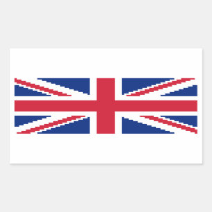 Sticker Rectangulaire Jack Pixel Union 8 bits