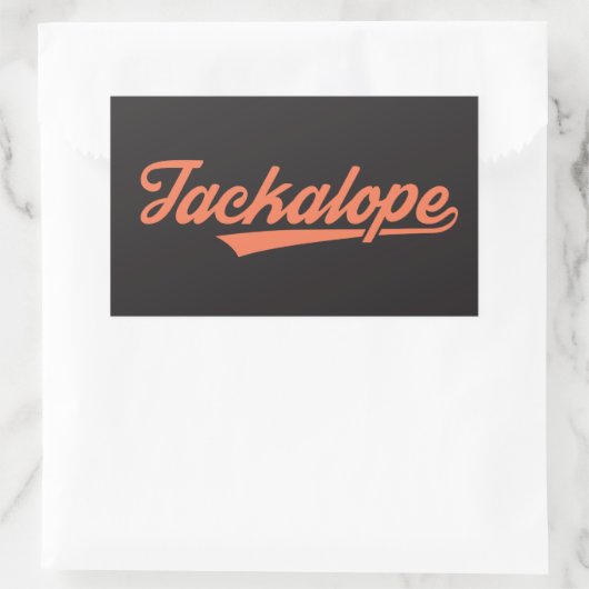 Sticker Rectangulaire Jackalope ステッカー(長方形4枚入り) (Sac)