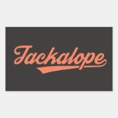 Sticker Rectangulaire Jackalope ステッカー(長方形4枚入り) (Devant)