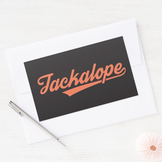 Sticker Rectangulaire Jackalope ステッカー(長方形4枚入り) (Enveloppe)