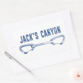 Sticker Rectangulaire Jack's Canyon Arizona Rock Escalade (Enveloppe)