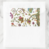 Sticker Rectangulaire Jacobean Crewel Brodery Arbre de vie (Sac)