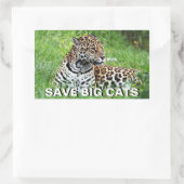 Sticker Rectangulaire Jaguar (Sac)