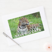 Sticker Rectangulaire Jaguar (Enveloppe)