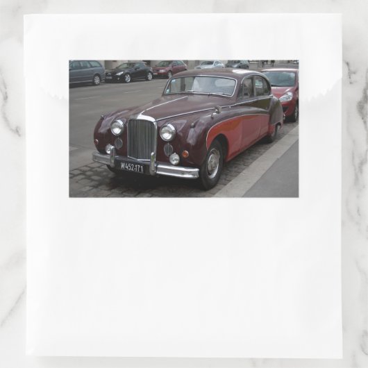 Sticker Rectangulaire Jaguar Mark IX (Sac)