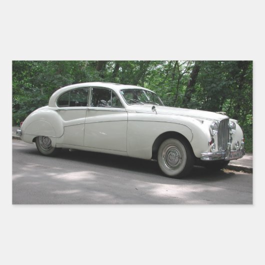 Sticker Rectangulaire Jaguar Mark IX (Devant)