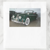 Sticker Rectangulaire Jaguar XK 120 (Sac)