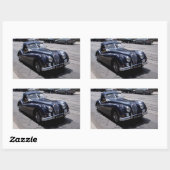 Sticker Rectangulaire Jaguar XK 120 (Feuille)