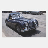 Sticker Rectangulaire Jaguar XK 120 (Devant)