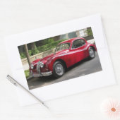 Sticker Rectangulaire Jaguar XK 120 FHC (Enveloppe)