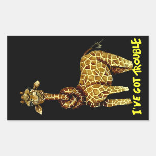 Sticker Rectangulaire J'ai des ennuis