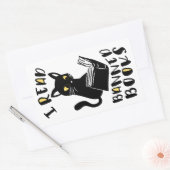 Sticker Rectangulaire J'ai lu des livres interdits Cat (Enveloppe)