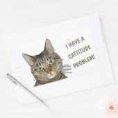 Sticker Rectangulaire J'ai un problème de capacité ! (Enveloppe)