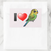 Sticker Rectangulaire J'aime les copines (Sac)