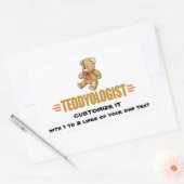 Sticker Rectangulaire J'aime les Nounours (Enveloppe)