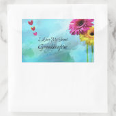 Sticker Rectangulaire J'Aime Ma Petite-Fille Douce (Sac)