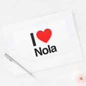 Sticker Rectangulaire j'aime nola (Enveloppe)