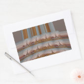 Sticker Rectangulaire J'aime Paris (Enveloppe)