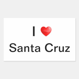 Sticker Rectangulaire J'aime père Noël Cruz