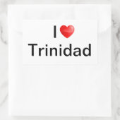 Sticker Rectangulaire J'aime Trinidad (Sac)