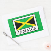 Sticker Rectangulaire Jamaïque (Enveloppe)