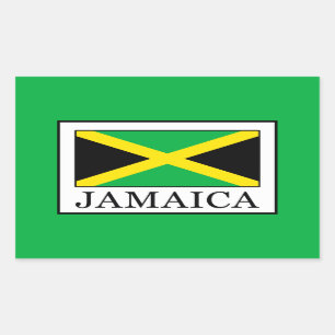 Sticker Rectangulaire Jamaïque