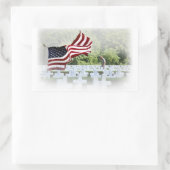 Sticker Rectangulaire Jamais oublié - Jour commémoratif (Sac)