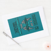 Sticker Rectangulaire Jamais...TN Warrior (Enveloppe)