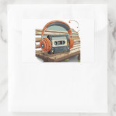 Sticker Rectangulaire Jamming (Sac)