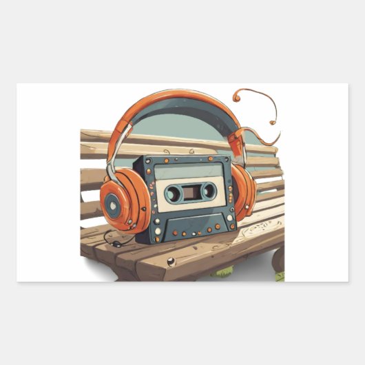 Sticker Rectangulaire Jamming (Devant)