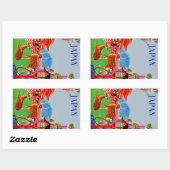 Sticker Rectangulaire Japon (Feuille)