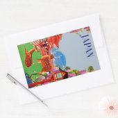 Sticker Rectangulaire Japon (Enveloppe)