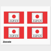 Sticker Rectangulaire Japon (Feuille)