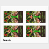 Sticker Rectangulaire Jardin autonome - Art (Feuille)