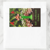 Sticker Rectangulaire Jardin autonome - Art (Sac)