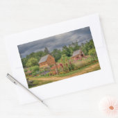 Sticker Rectangulaire Jardin dans les Adirondacks (Enveloppe)