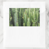 Sticker Rectangulaire Jardin de Cactus (Sac)