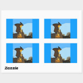 Sticker Rectangulaire Jardin des Tuileries Crow - Peinture (Feuille)