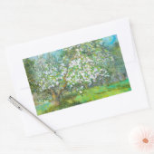 Sticker Rectangulaire Jardin fleuri (Enveloppe)