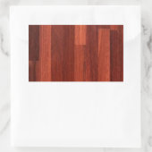 Sticker Rectangulaire Jarrah Sol en bois rouge foncé (Sac)