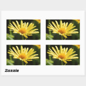 Sticker Rectangulaire Jaune (Feuille)