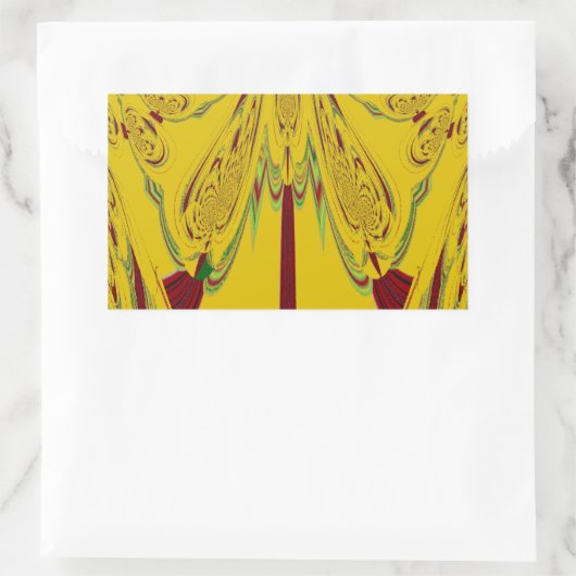 Sticker Rectangulaire jaune (Sac)