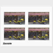 Sticker Rectangulaire Jaune Bom Trier (Feuille)