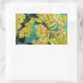 Sticker Rectangulaire Jaune Wattle (Sac)